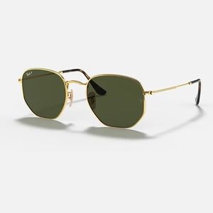 RayBan Hexagonal Flat Lenses (Polarized)